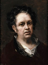 Goya, Self-Portrait (1815) © of the Pitzkov Family and Prado National Museum